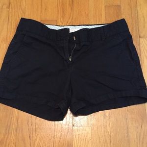 Size 2 JCrew chino shorts, black